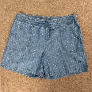 Talbots Polka Dots Drawstring Shorts